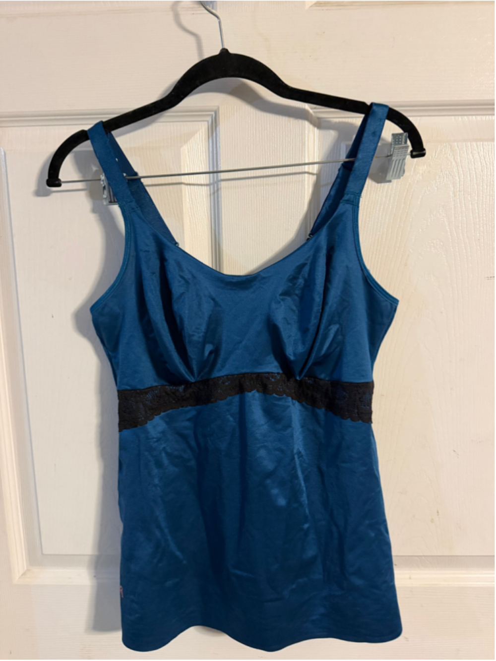 Women's Ruby Ribbon Shapewear Camisole Size 42B Blue and Black
